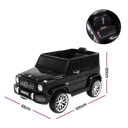 Kids Electric Ride On Car Mercedes-Benz Licensed AMG G63 Toy Cars 12V Black.
