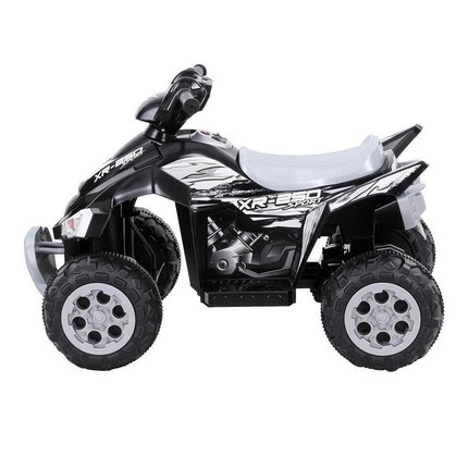 Rigo Kids Ride On Car ATV Quad Motorbike Electric Outdoor Toys 12V Black.