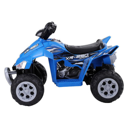 Rigo Kids Ride On Car ATV Quad Motorbike Electric Outdoor Toys 12V Blue.
