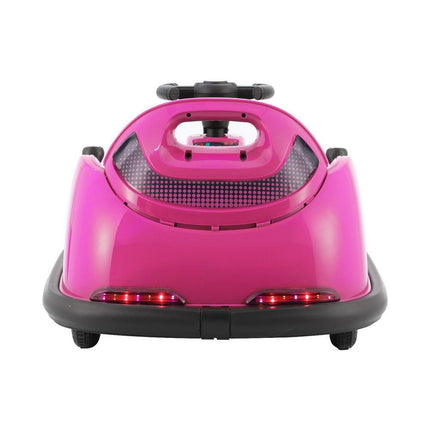 Rigo Kids Ride On Car Bumper Kart 6V Electric Toys Cars Remote Control Pink.