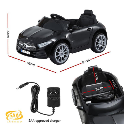 Kids Electric Ride On Car Licensed Outdoor Toys Cars Music Remote Black.