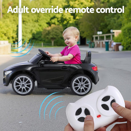 Kids Electric Ride On Car Licensed Outdoor Toys Cars Music Remote Black.