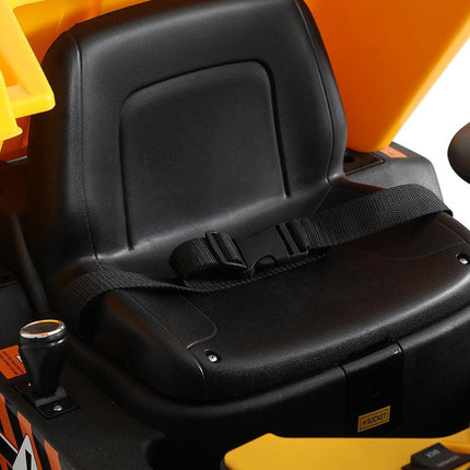 Rigo Kids Electric Ride On Car Dumptruck Loader Toy Cars 12V Yellow.