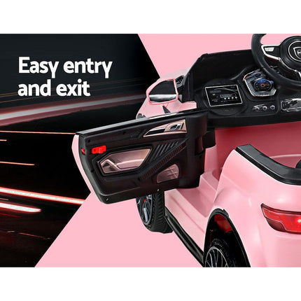 Rigo Kids Electric Ride On Car Range Rover-inspired Toy Cars Remote 12V Pink.