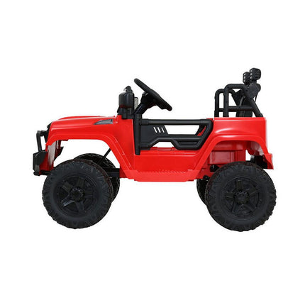 Rigo Kids Electric Ride On Car Jeep Toy Cars Remote 12V Red.