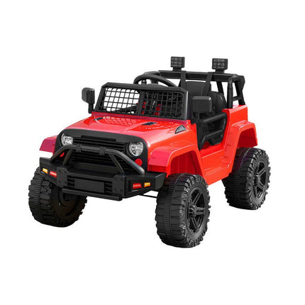 Rigo Kids Electric Ride On Car Jeep Toy Cars Remote 12V Red.