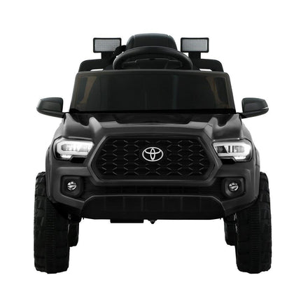 Kids Electric Ride On Car Toyota Tacoma Off Road Jeep Toy Cars Remote 12V Black.