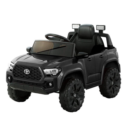 Kids Electric Ride On Car Toyota Tacoma Off Road Jeep Toy Cars Remote 12V Black.