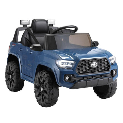 Kids Electric Ride On Car Toyota Tacoma Off Road Jeep Toy Cars Remote 12V Blue.