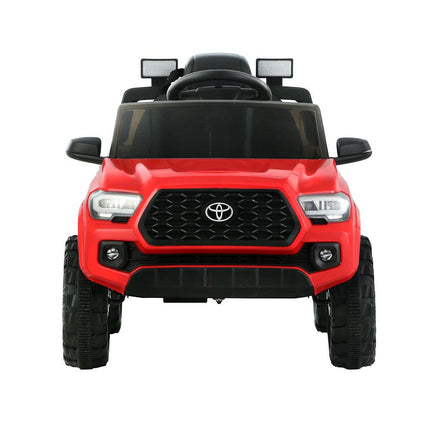 Kids Electric Ride On Car Toyota Tacoma Off Road Jeep Toy Cars Remote 12V Red.