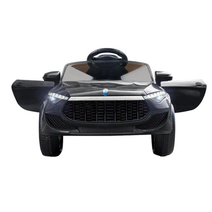Rigo Kids Electric Ride On Car Toys Cars Horn Music Remote Control 12V Black.