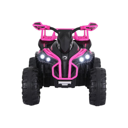 Rigo Kids Ride On Car ATV Quad Motorbike Storage Rack Electric Toys 12V Pink.