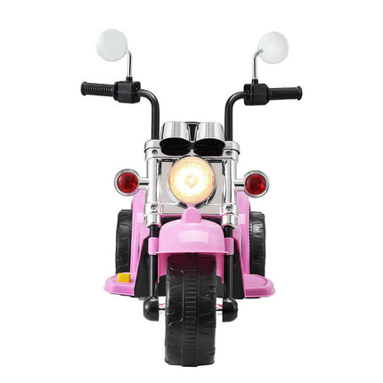 Rigo Kids Ride On Car Motorcycle Motorbike Electric Toys Horn Music 6V Pink.