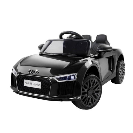 Kids Ride On Car Audi R8 Licensed Sports Electric Toy Cars Black.