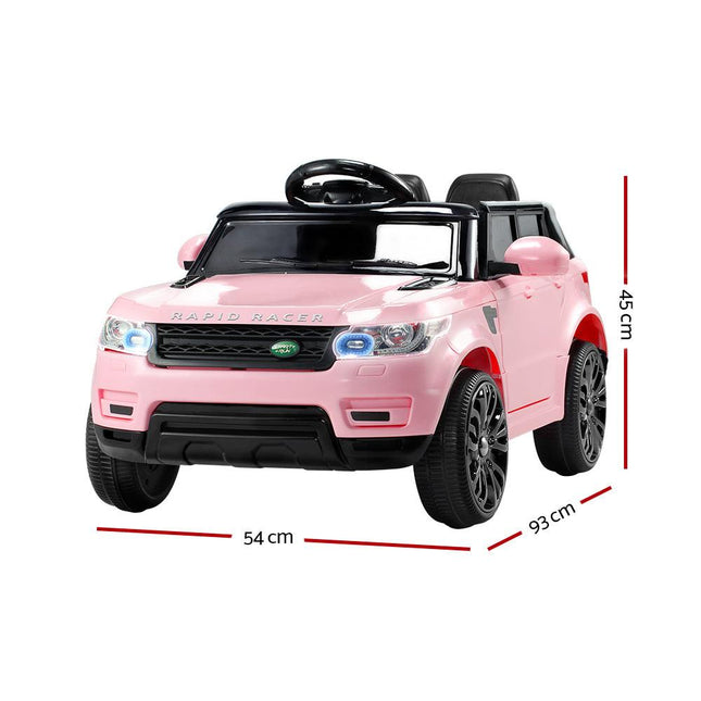 Rigo Ride On Car Kids Electric Ride On Cars SUV Remote 12V Pink.