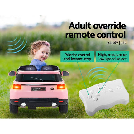 Rigo Ride On Car Kids Electric Ride On Cars SUV Remote 12V Pink.