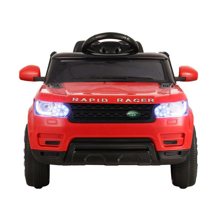 Rigo Kids Electric Ride On Car SUV Range Rover-inspired Cars Remote 12V Red.