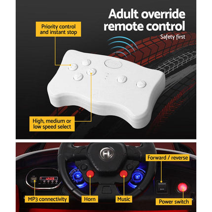 Rigo Kids Electric Ride On Car SUV Range Rover-inspired Cars Remote 12V Red.