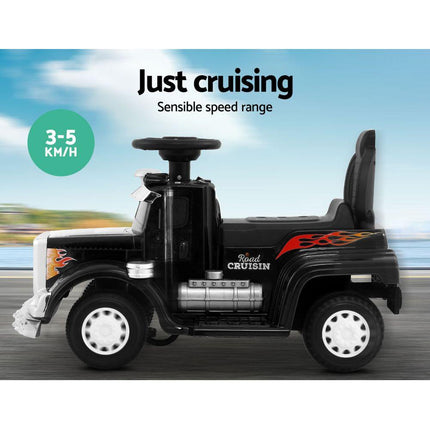 Rigo Kids Electric Ride On Car Truck Motorcycle Motorbike Toy Cars 6V Black.