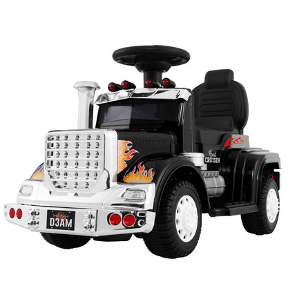 Rigo Kids Electric Ride On Car Truck Motorcycle Motorbike Toy Cars 6V Black.