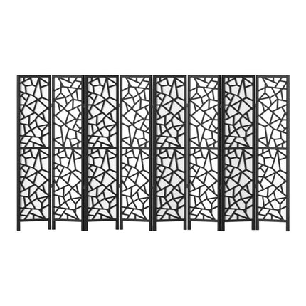 Artiss 8 Panel Room Divider Screen 325x170cm Clover Black.
