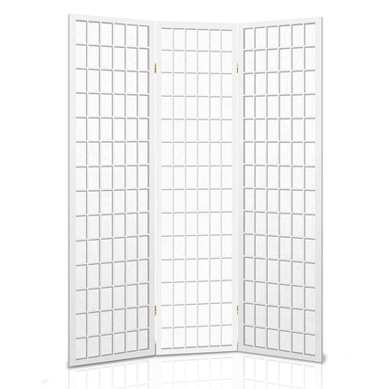 Artiss 3 Panel Room Divider Screen 131x179cm White.