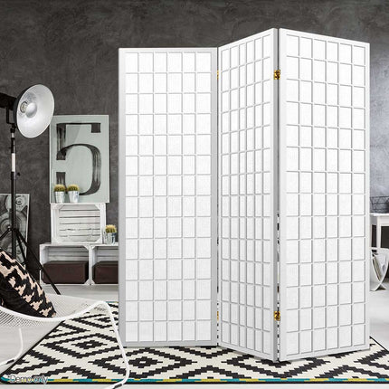 Artiss 3 Panel Room Divider Screen 131x179cm White.