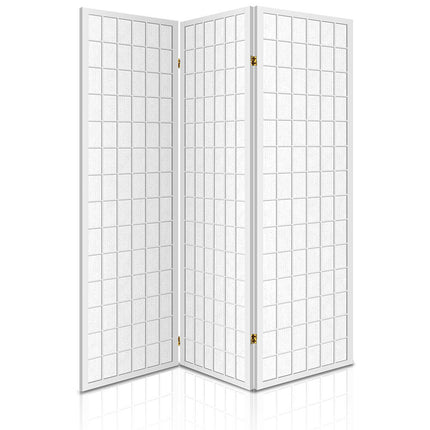 Artiss 3 Panel Room Divider Screen 131x179cm White.