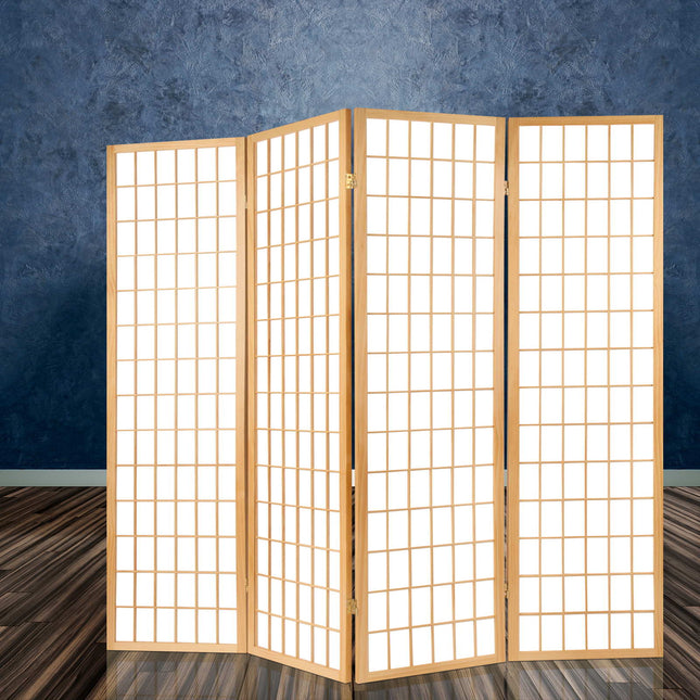 Artiss 6 Panel Room Divider Screen 261x179cm Natural.