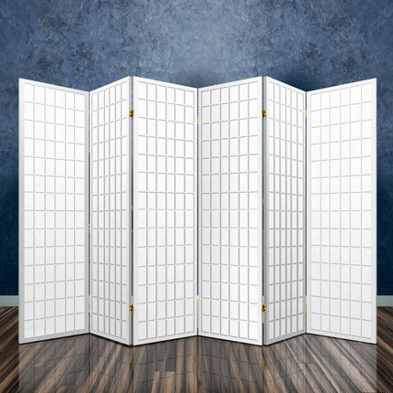 Artiss 6 Panel Room Divider Screen 261x179cm White.