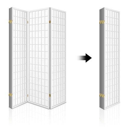 Artiss 6 Panel Room Divider Screen 261x179cm White.