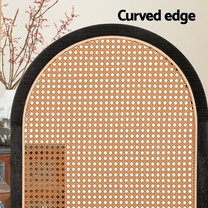 Artiss 3 Panel Room Divider Screen 151x180cm Rattan Brown.