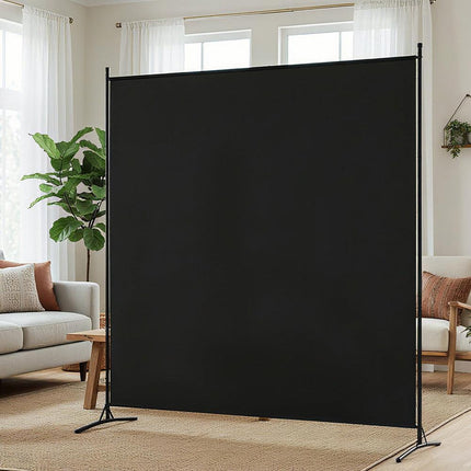 Artiss Room Divider Screen 175x180cm Fabric Black.