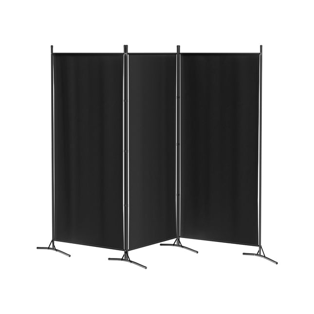 Artiss 3 Panel Room Divider Screen 260x180cm Fabric Black.