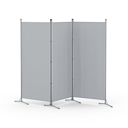 Artiss 3 Panel Room Divider Screen 260x180cm Fabric Grey.