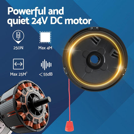 UL-tech Garage Roller Door Opener 250N Motor Auto Safety Reverse 220V.