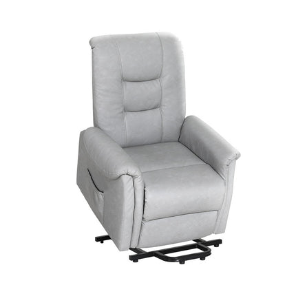 Artiss Recliner Chair Lift Assist Chair Leather Grey.