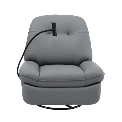 Artiss Manual Swivel Rocker Recliner with USB Ports Rocking Chair Nursery Sofa Lounge.