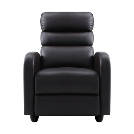 Artiss Recliner Armchair Brown Faux Leather Bolivia.