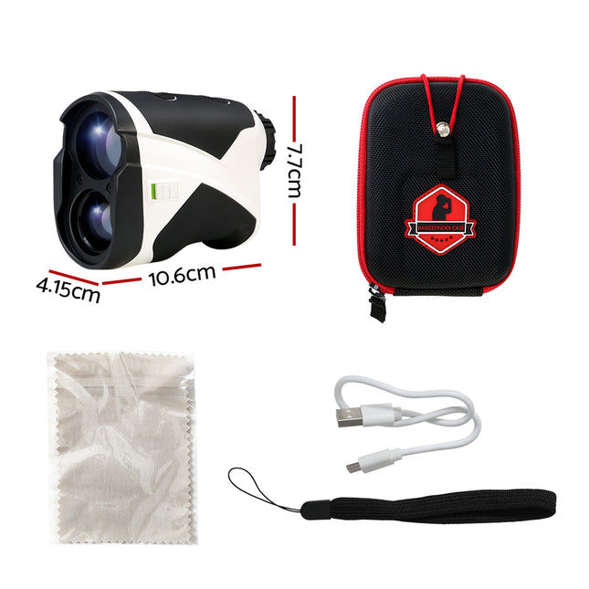 Everfit 700M Golf Rangefinder Slope On/Off Vibration Alert Black.