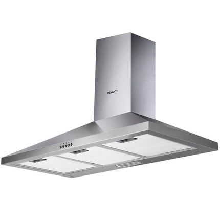 Devanti 900mm Range Hood 90cm Rangehood Stainless Steel.