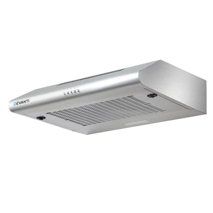 Devanti 600mm Range Hood 60cm Rangehood Stainless Steel.
