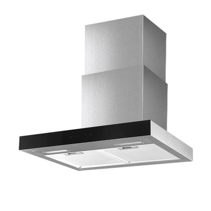 Devanti 600mm Range Hood 60cm Rangehood Glass Stainless Steel.
