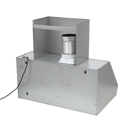 Devanti 900mm Range Hood 3-Speed Fan LED Display Remote Control.