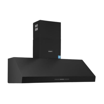 Devanti 1500mm Commercial BBQ Range Hood Dual Motor W/ Remote Control Black.