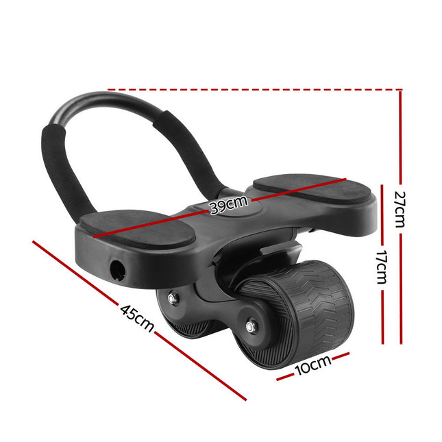 Everfit Ab Roller Automatic Rebound Abdominal Exercise Wheel Home Gym Workout.