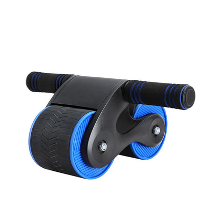Everfit Ab Roller Automatic Rebound Abdominal Wheel Home Gym Workout Blue.