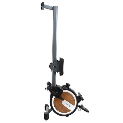 Everfit 16 Level Magnetic Rowing Machine for Home with App Connect Walnut.