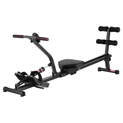 Everfit Hydraulic Rowing Machine Rower 12 Levels Resistance Exercise Fitness Gym Cardio.