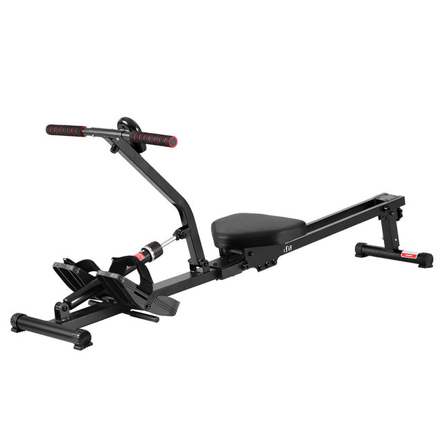 Everfit Hydraulic Rowing Machine Rower 12 Levels Resistance Exercise Fitness Gym Cardio.